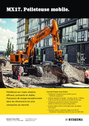 Koparki kołowe Hydrema MX 17