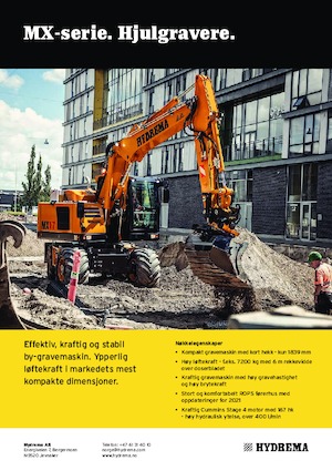 Koparki kołowe Hydrema MX 17