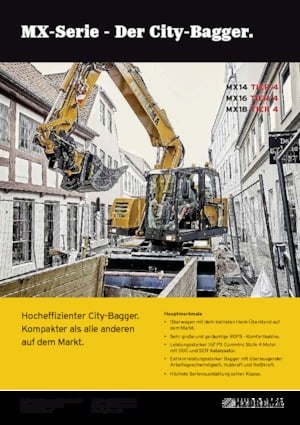 Koparki kołowe Hydrema MX 14