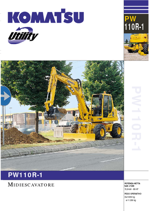 Koparki kołowe Komatsu PW110R-1