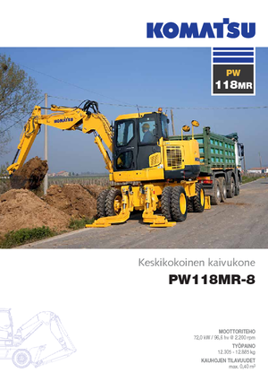 Koparki kołowe Komatsu PW118MR-8