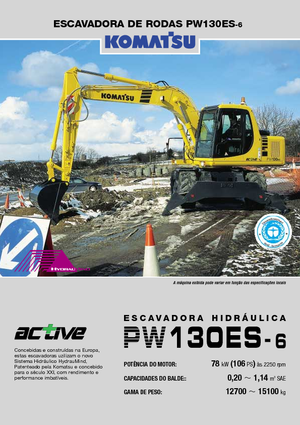 Koparki kołowe Komatsu PW130-6