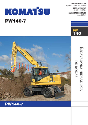 Koparki kołowe Komatsu PW140-7