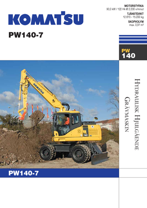 Koparki kołowe Komatsu PW140-7