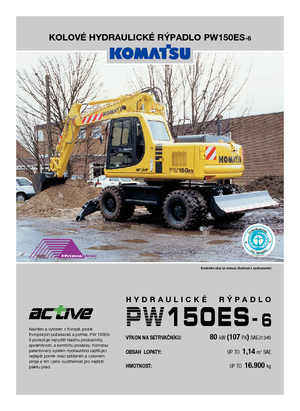 Koparki kołowe Komatsu PW150-6