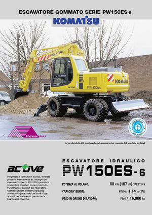 Koparki kołowe Komatsu PW150-6