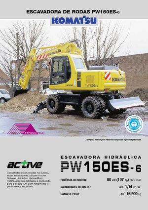 Koparki kołowe Komatsu PW150-6
