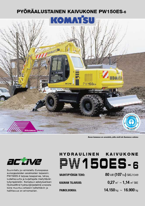 Koparki kołowe Komatsu PW150-6