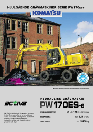Koparki kołowe Komatsu PW170-6