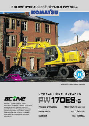 Koparki kołowe Komatsu PW170-6