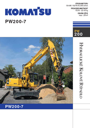 Koparki kołowe Komatsu PW200-7E0