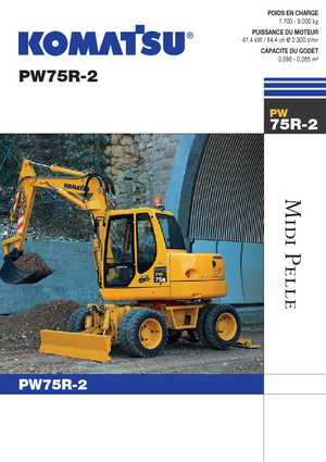 Koparki kołowe Komatsu PW75 R-2