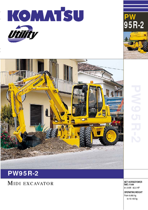 Koparki kołowe Komatsu PW95 R-2