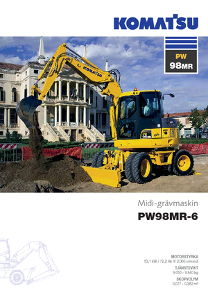 Koparki kołowe Komatsu PW98MR-6
