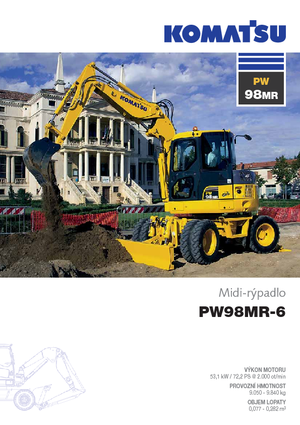 Koparki kołowe Komatsu PW98MR-6