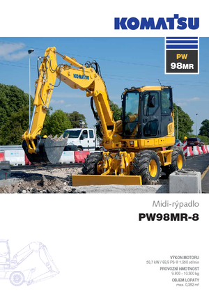 Koparki kołowe Komatsu PW98MR-8