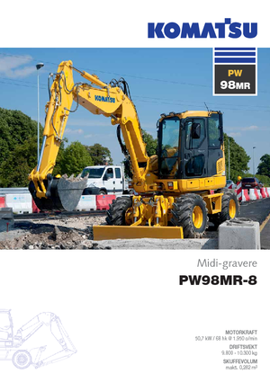 Koparki kołowe Komatsu PW98MR-8