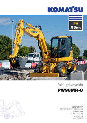 Koparki kołowe Komatsu PW98MR-8
