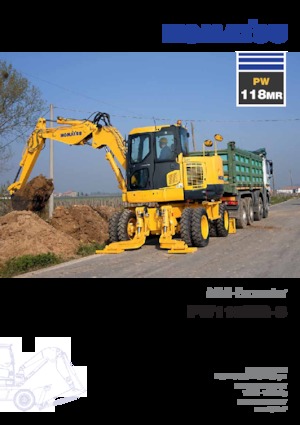 Koparki kołowe Komatsu PW118MR-8