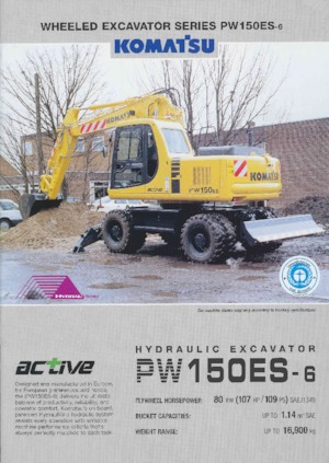 Koparki kołowe Komatsu PW150-6