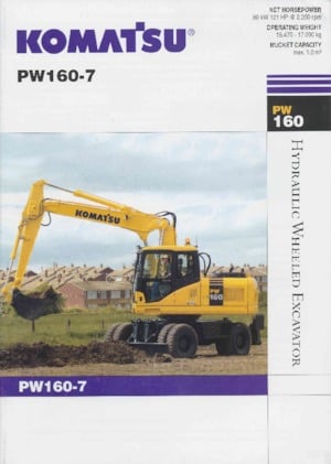 Koparki kołowe Komatsu PW160-7
