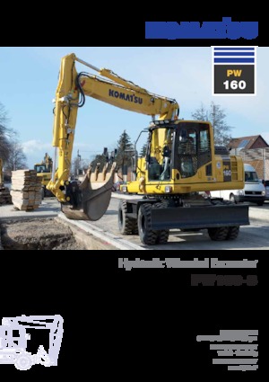 Koparki kołowe Komatsu PW160-8