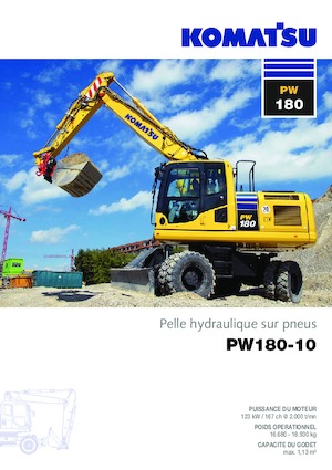 Koparki kołowe Komatsu PW180-10