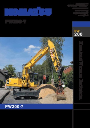 Koparki kołowe Komatsu PW200-7E0
