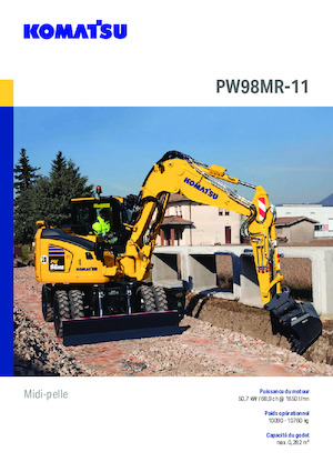Koparki kołowe Komatsu PW98MR-11E0