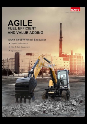 Koparki kołowe Sany SY65W