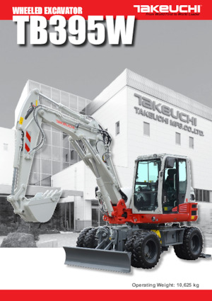 Koparki kołowe Takeuchi TB 395W