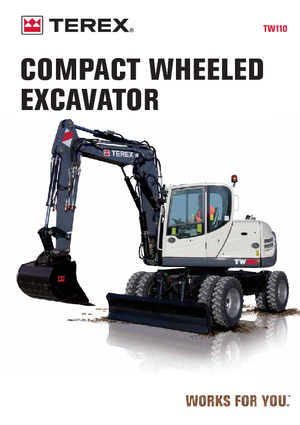 Koparki kołowe Terex TW 110