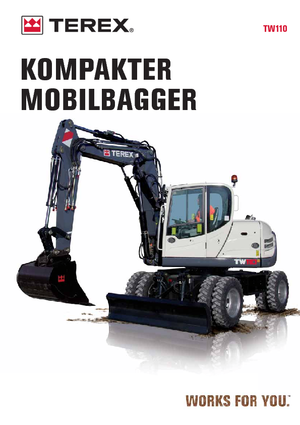 Koparki kołowe Terex TW 110