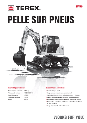 Koparki kołowe Terex TW 70