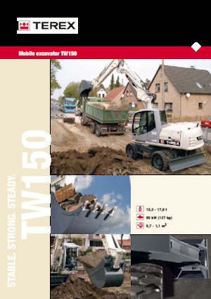 Koparki kołowe Terex TW150