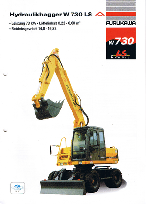 Koparki kołowe Furukawa W 730 LS-tronic