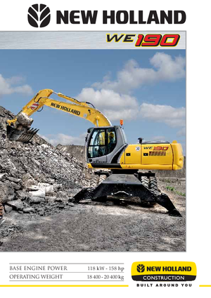 Koparki kołowe New Holland WE 190