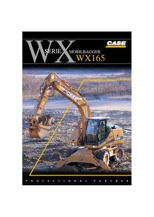 Koparki kołowe Case WX 165 PL