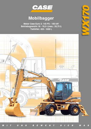 Koparki kołowe Case WX 170