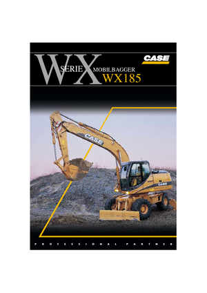 Koparki kołowe Case WX 185