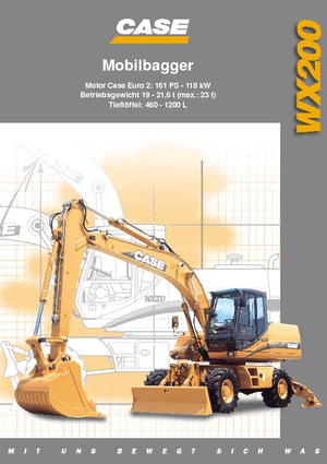 Koparki kołowe Case WX 200