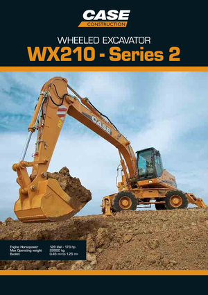 Koparki kołowe Case WX 210 S-3