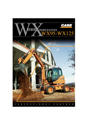 Koparki kołowe Case WX 125