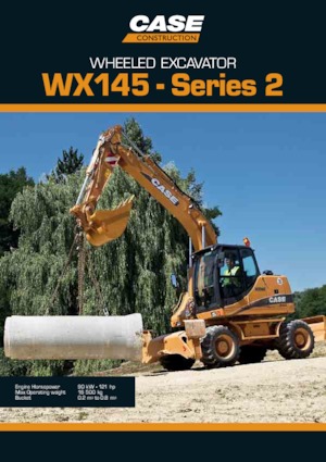 Koparki kołowe Case WX145 S-3