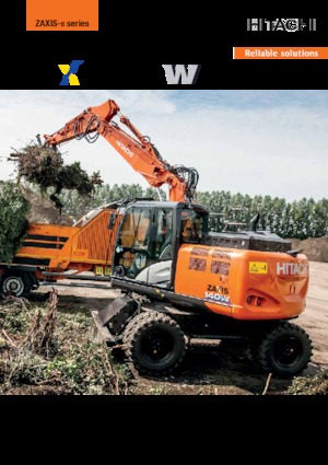 Koparki kołowe Hitachi ZX140W-6