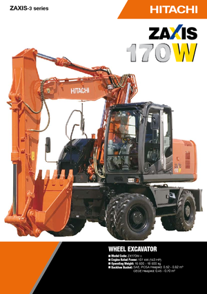 Koparki kołowe Hitachi ZX 170 W-3