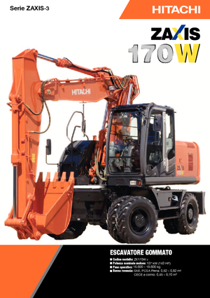 Koparki kołowe Hitachi ZX 170 W-3
