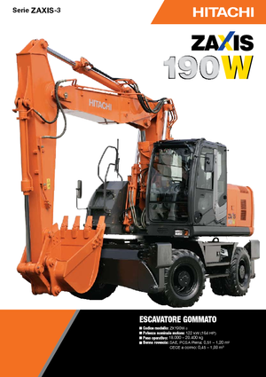 Koparki kołowe Hitachi ZX 190 W 3