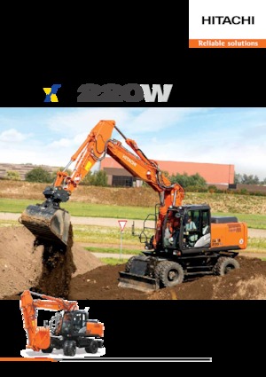 Koparki gąsienicowe Hitachi ZX220W-5B