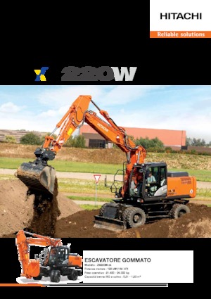 Koparki gąsienicowe Hitachi ZX220W-5B